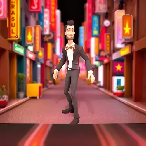 Stylish Tuxedo Character model pack