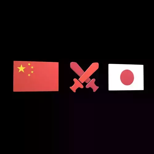 China VS Japan War Icon v1 001
