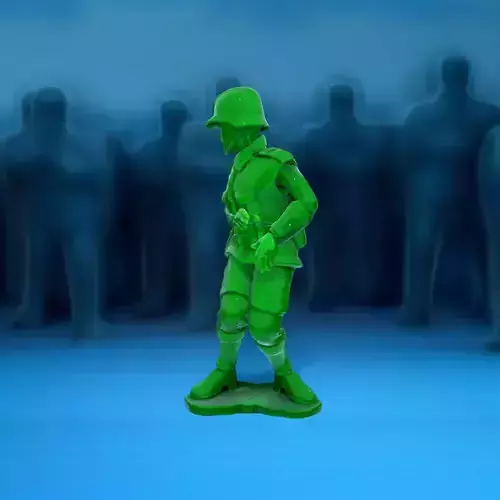 Classic Green Soldier model pack