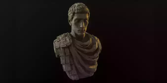 Roman Warrior Bust