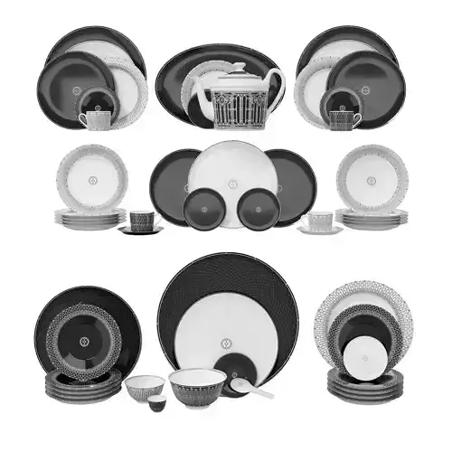 Dishes set dinnerware