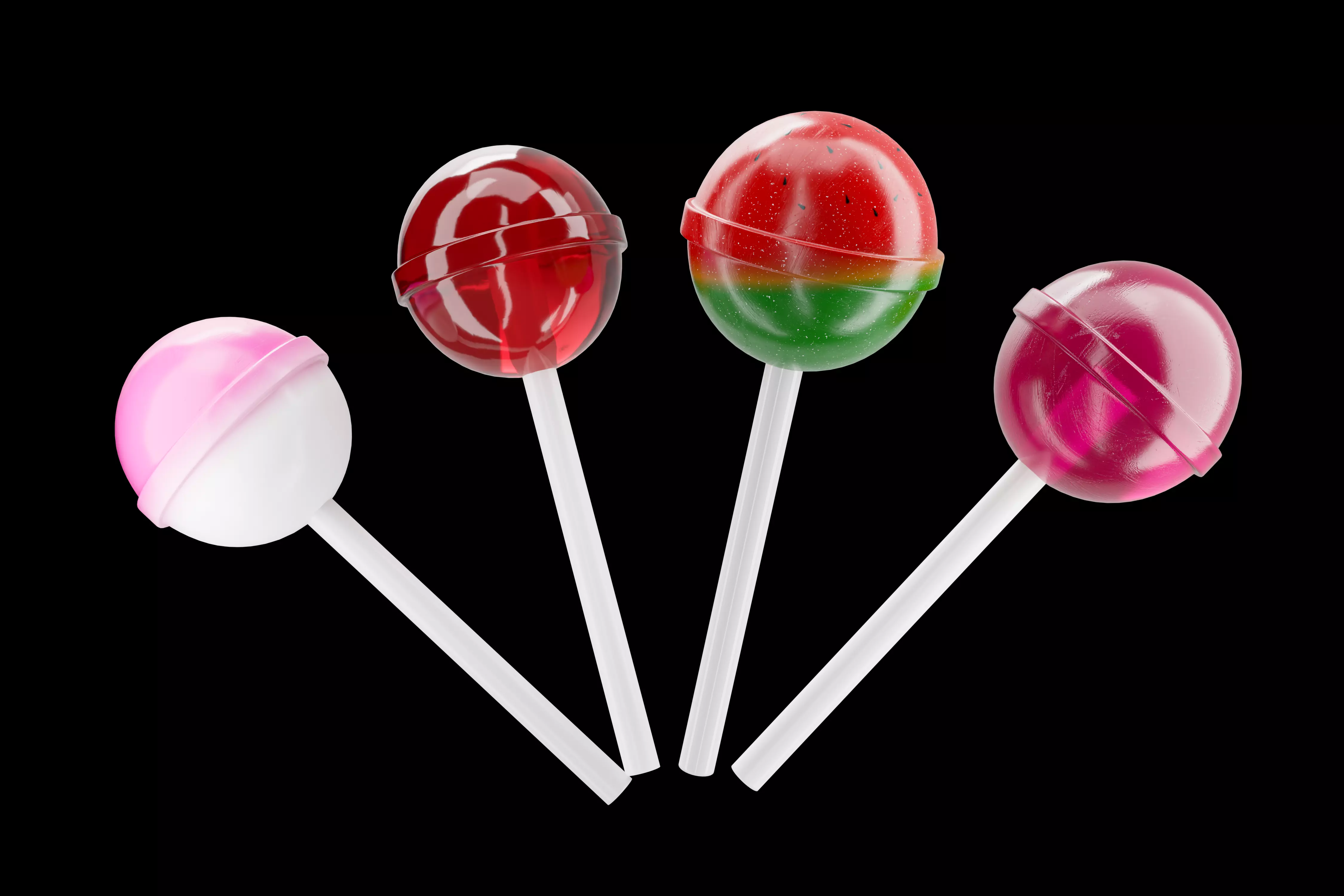 Lollipop Collection 01 3D model