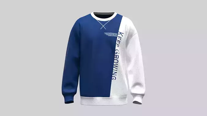 Men Printed Sweatshirt - Keep Growing