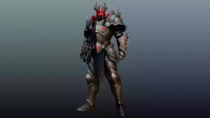 Fantasy male warrior character KM-19