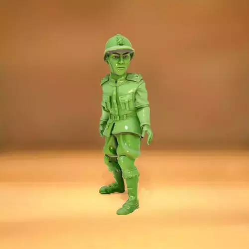 Green Soldier Toy model pack