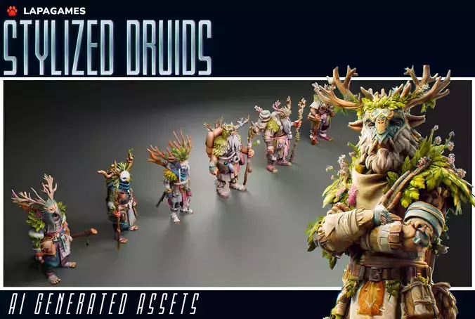 Stylized Druids