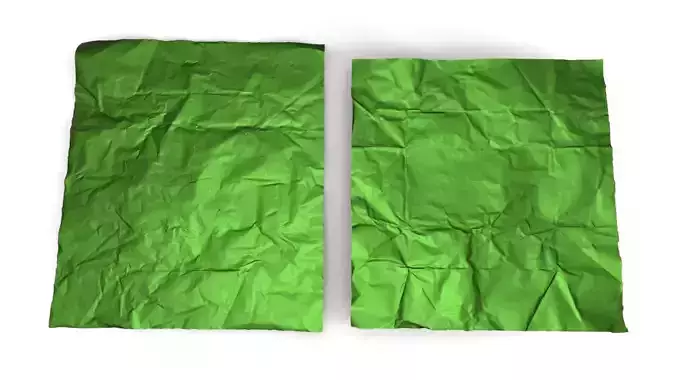 Crumpled Paper-foil 3d scan