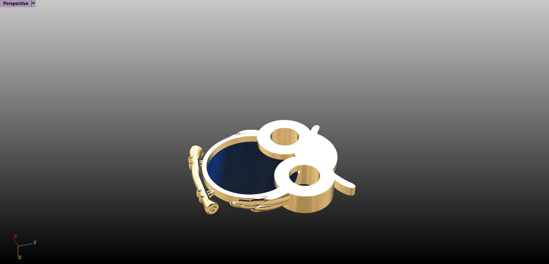 Owl Pendant 3D print model_8