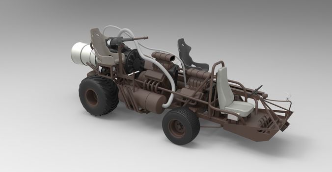 Aunty Entity Jet Car 3D model