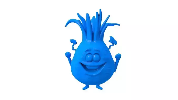 Onion Character STL -  Cute Onion 3D Model 