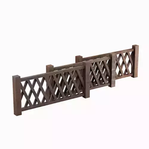 Wooden Fence Set A