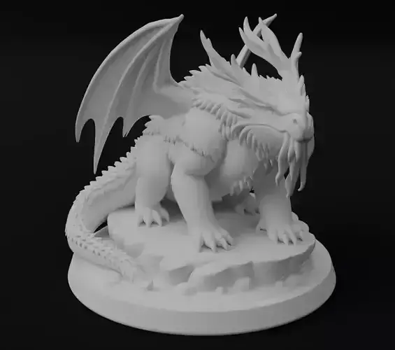 Foreverwing The Ancient Guardian Dragon 3D Print Model