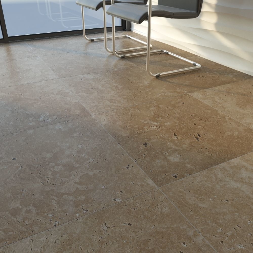 TUREX INTERNATIONAL Travertine Tiles Set 3D model_9