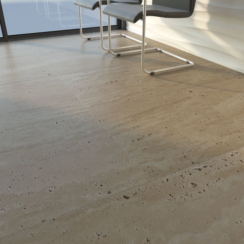 TUREX INTERNATIONAL Travertine Tiles Set 3D model_11