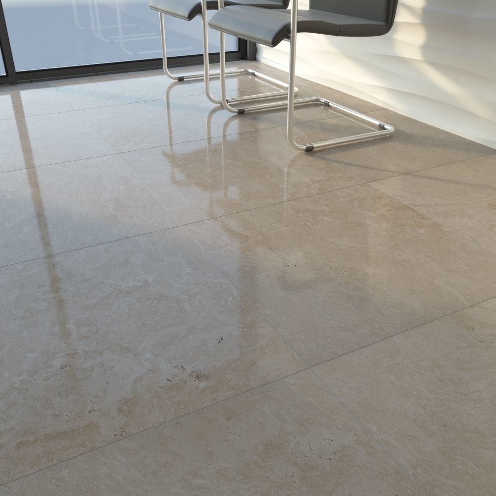 TUREX INTERNATIONAL Travertine Tiles Set 3D model_4