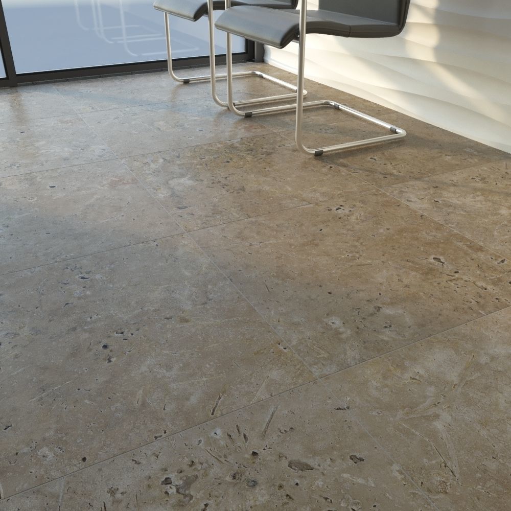 TUREX INTERNATIONAL Travertine Tiles Set 3D model_7