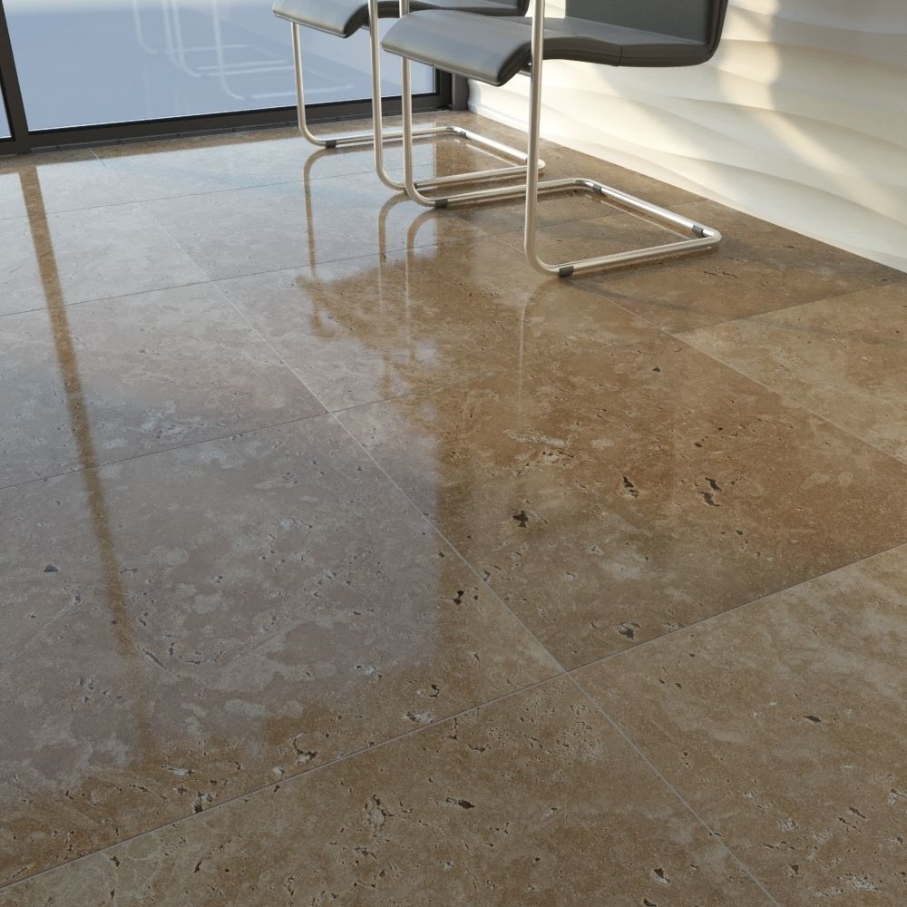 TUREX INTERNATIONAL Travertine Tiles Set 3D model_10