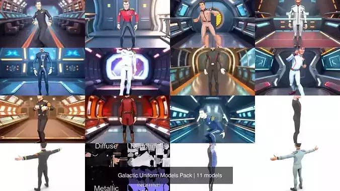 Galactic Uniform Models Pack