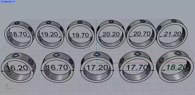 cartier love rings 16-21