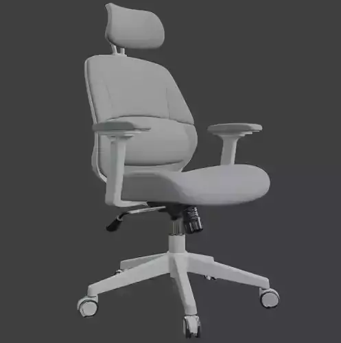 Modern Light Gray Ergonomic Office Chair