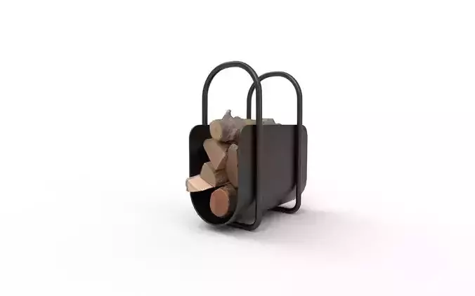 Fire Wood Set  M1-6 Low-poly 3D model 6