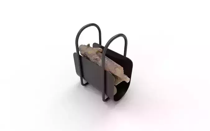 Fire Wood Set  M1-6 Low-poly 3D model 5