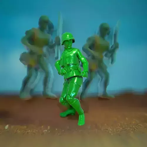 Classic Green Soldier model pack