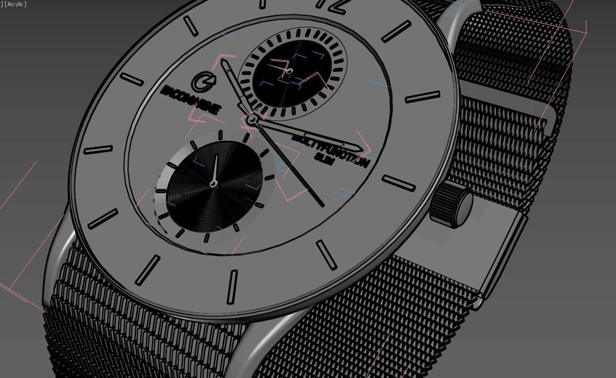 watch 3D model_3