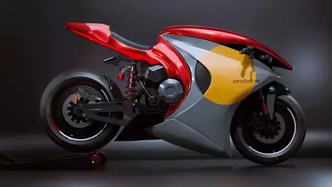 Futuristic Concept Motorcycle