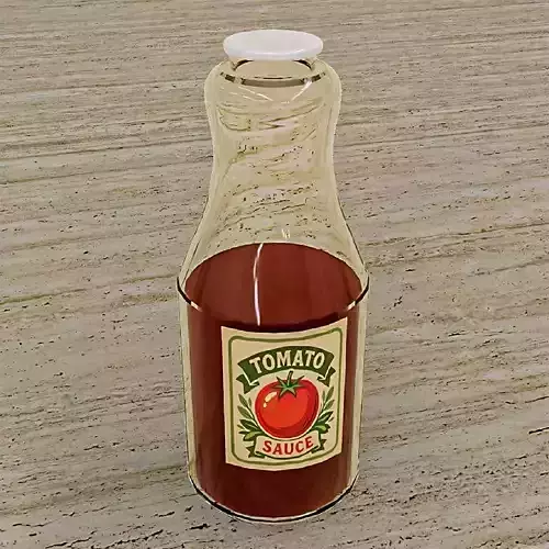 Tomato Sauce Bottle 