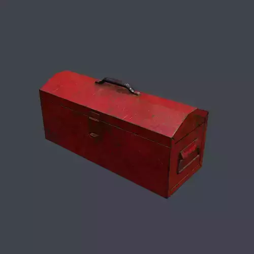 Old Metal Toolbox - PBR Game Ready