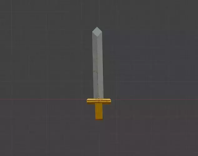 Low Poly Sword Free low-poly 3D model