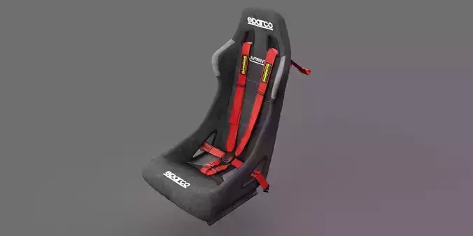 Sparco Sprint Racing Seat with 6 Point Harnes