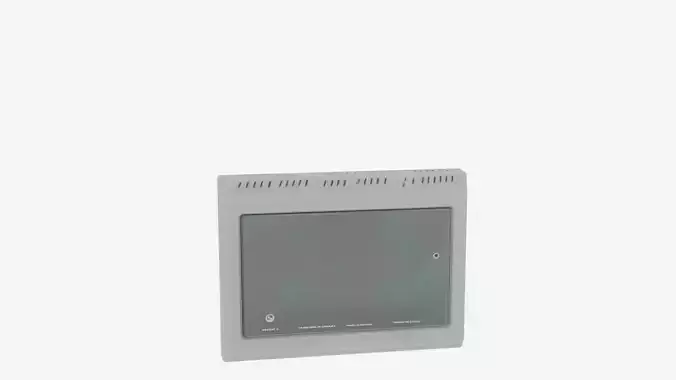 Detailed 3D aluminum LED queue display for banking