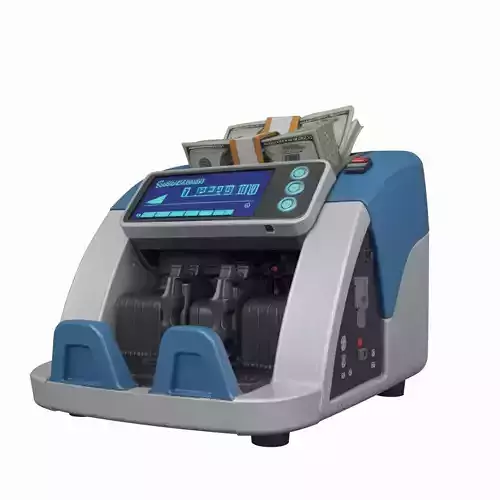 3D Money Counter Machine Precision Sensors and Digital Display