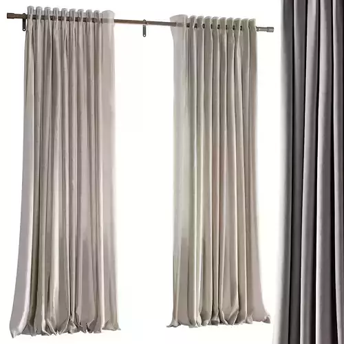 Japandi Linen Blackout Curtains