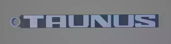 3D Printable Keychain -Classic Taunus TC3 Logo 
