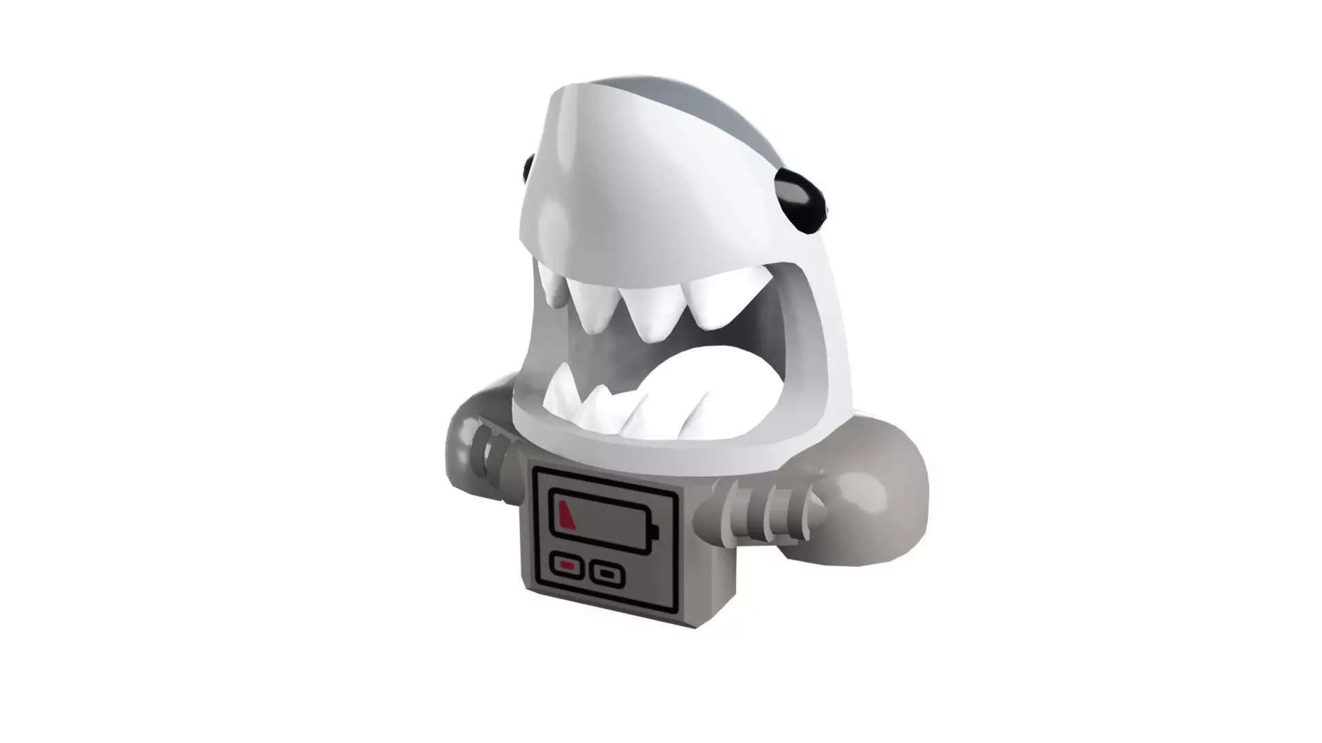 Custom3Dprint Minifigure Accessory - Ninjago Fish Helmets - 002 3D print model