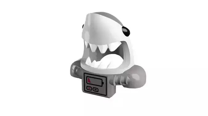 Custom3Dprint Minifigure Accessory - Ninjago Fish Helmets - 002