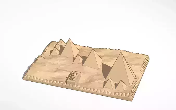 pyramids model for plastics Free 3D print model