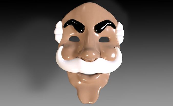 Mr Robot Mask 3D print model