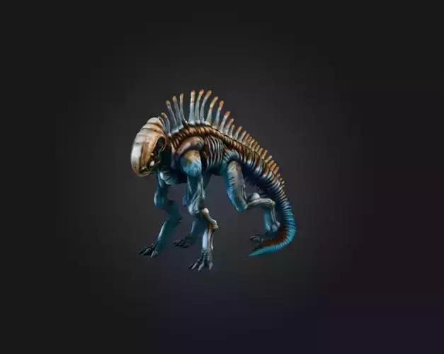 Alien Reptile Sentinel