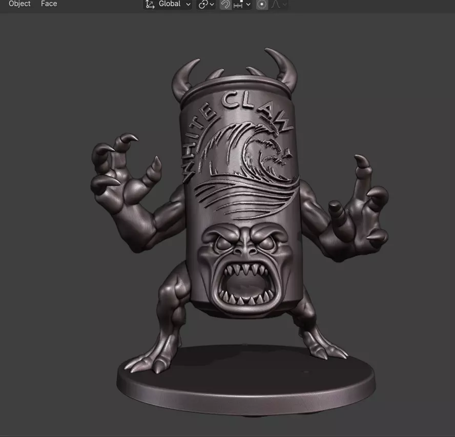 Print-Ready CAN Model High-Quality STL File 3D print model