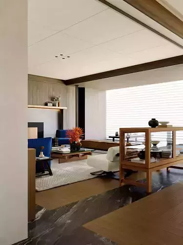 Mid Century interior scene