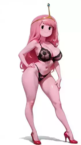 Princess bubblegum  Dulce princesa Lingerie version
