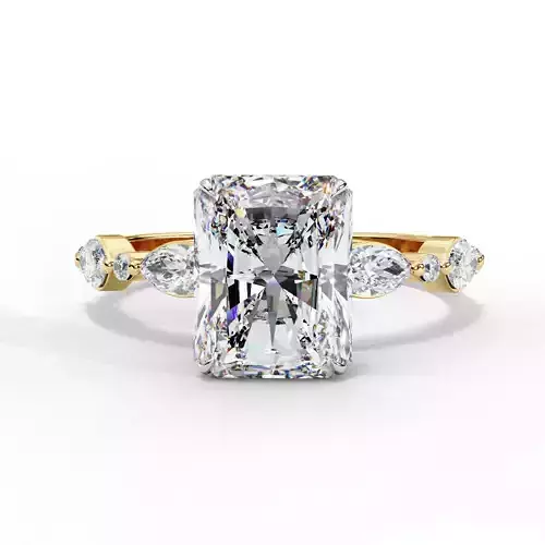Radiant Cut Engagement Ring For Her