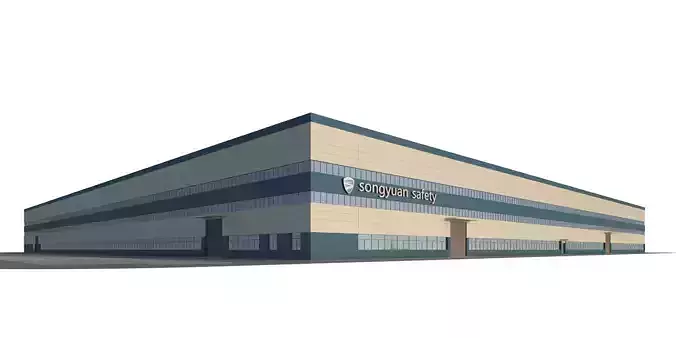 Industrial Building Factory 021