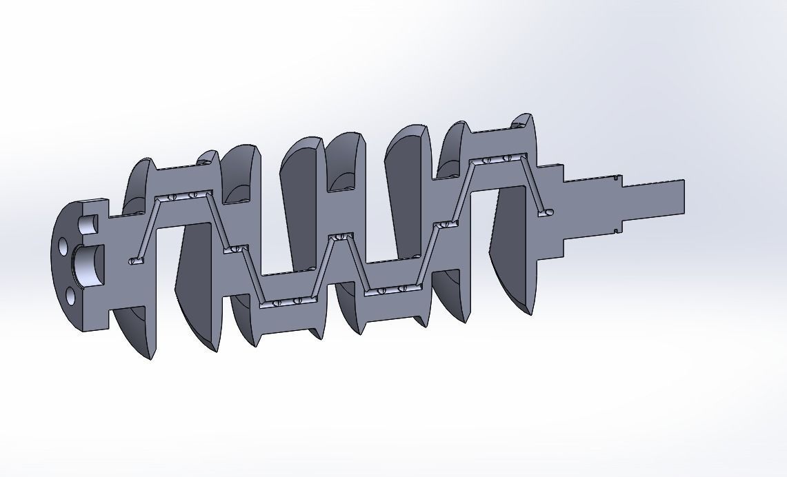 Crank-Saft crankshaft 3D print model_6