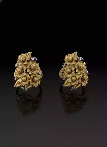 12  Couture Floral Rings  MGX Master File ONLY