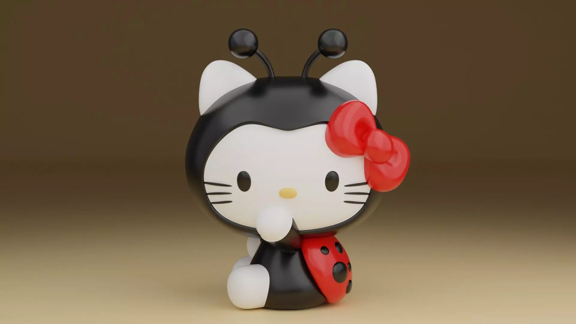 Ladybug sanrio hello kitty 91 3D print model